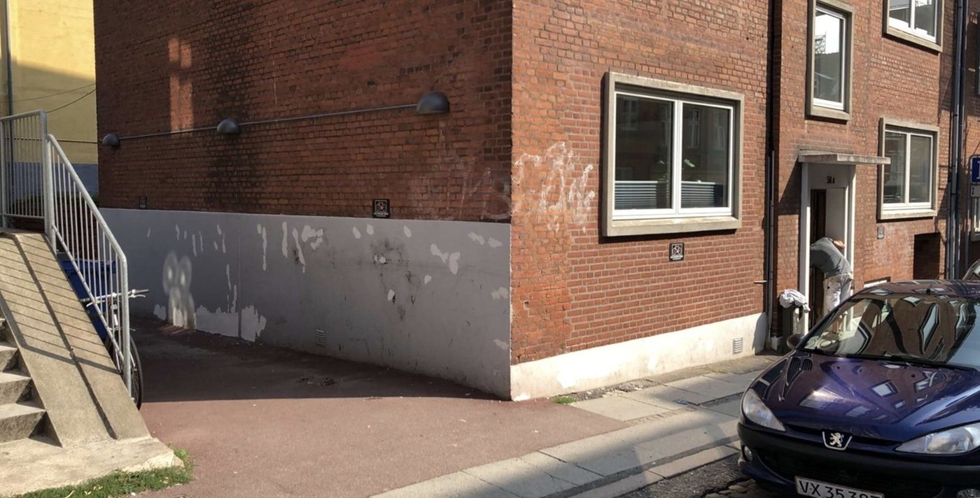 Sokkel og murværk i Aarhus - før